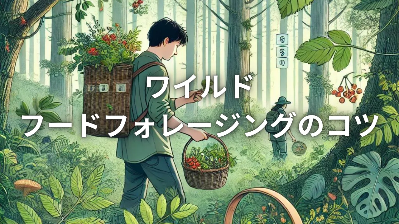 ワイルドフードフォレージングのコツ