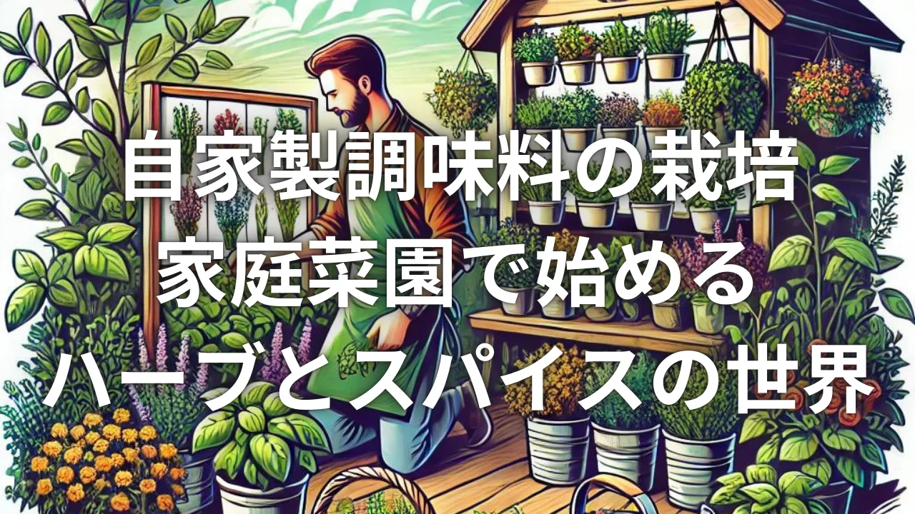 自家製調味料の栽培：家庭菜園で始めるハーブとスパイスの世界