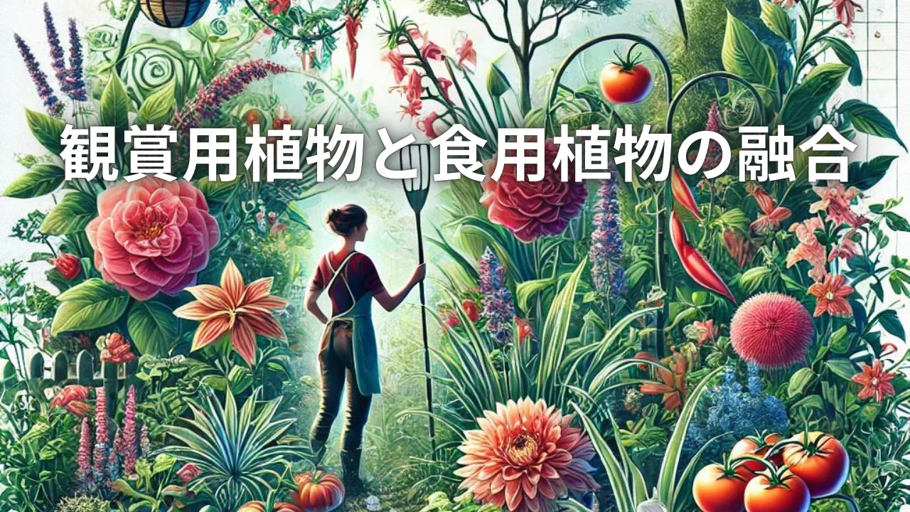 観賞用植物と食用植物の融合