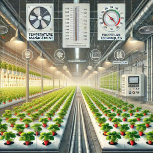 一年中イチゴを収穫するための温度管理と育成テクニック