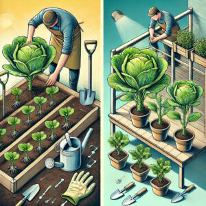 キャベツの植え付けから成長までの管理方法