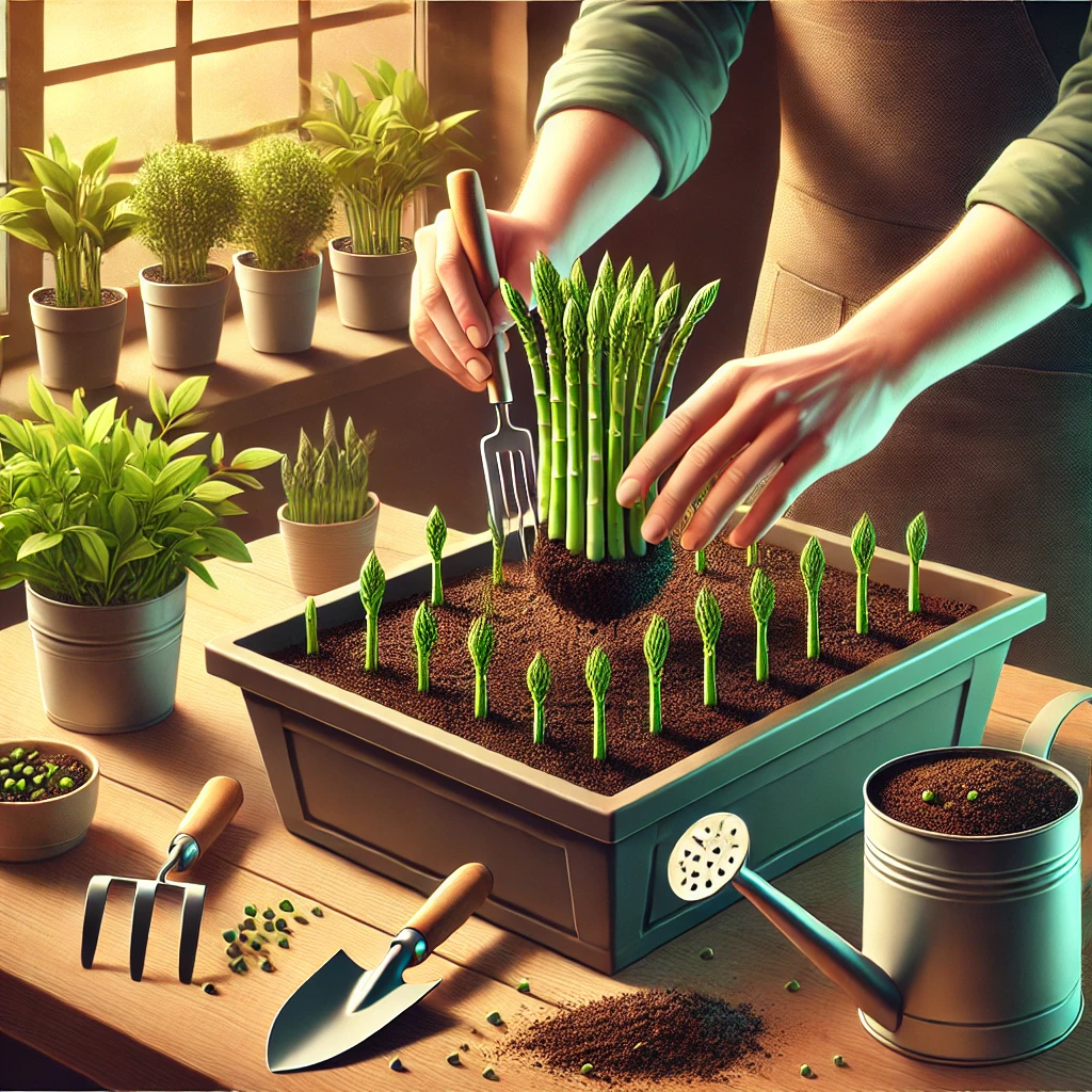 アスパラガスの苗の選び方と植え付けのコツ