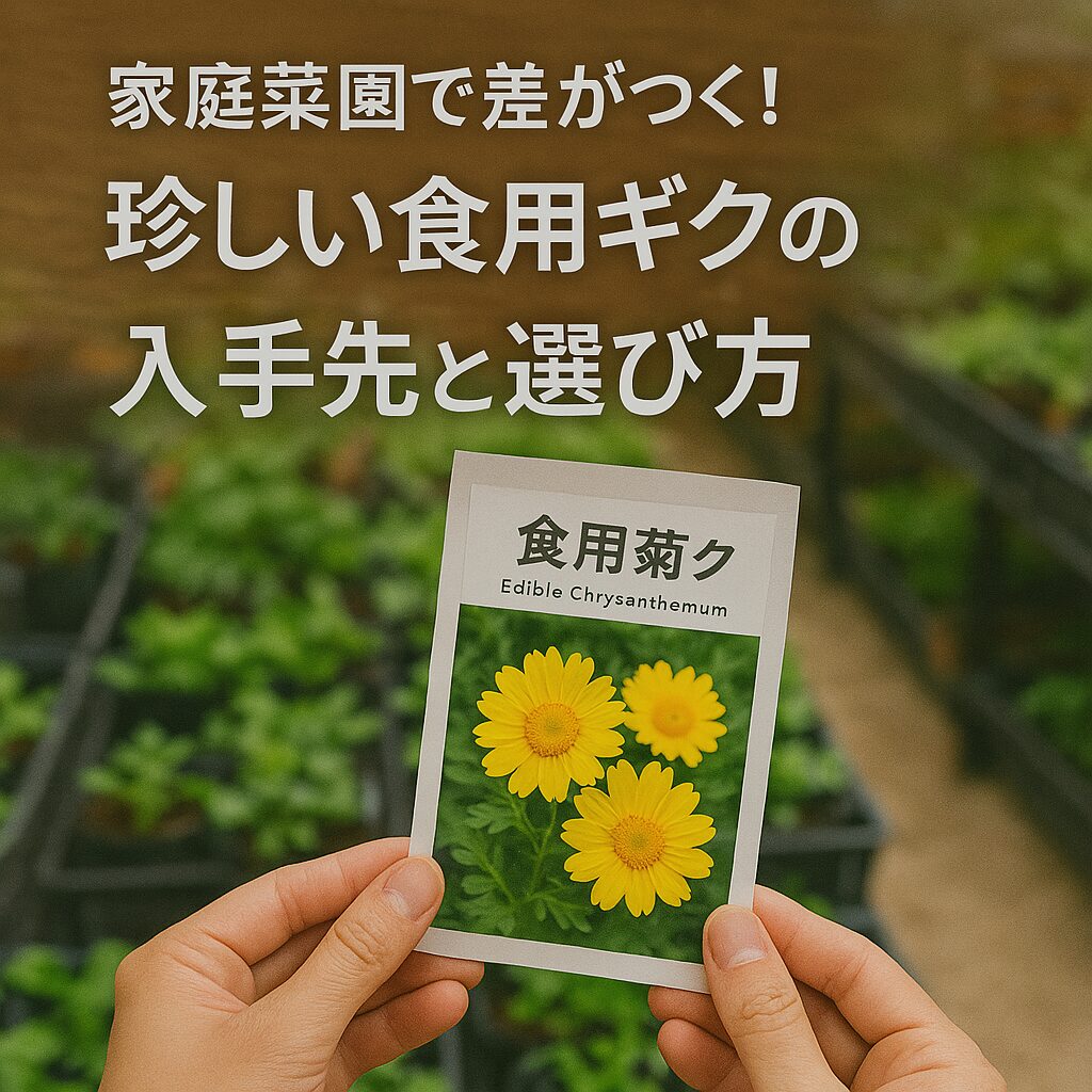 どこで手に入る?珍しい品種の入手先と選び方