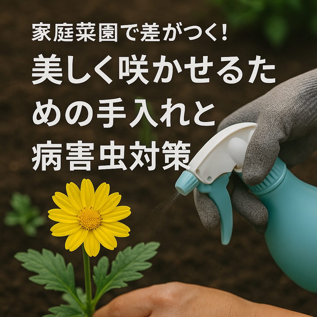 美しく咲かせるための手入れと病害虫対策