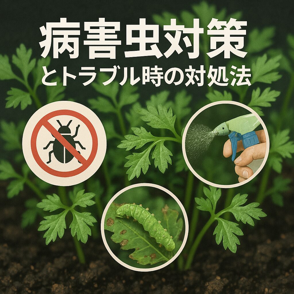 病害虫対策とトラブル時の対処法