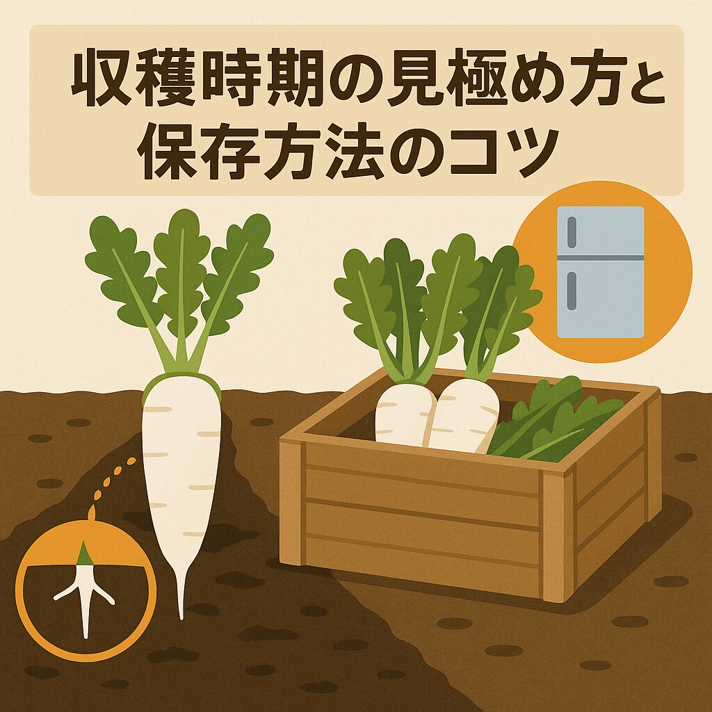 収穫時期の見極め方と保存方法のコツ