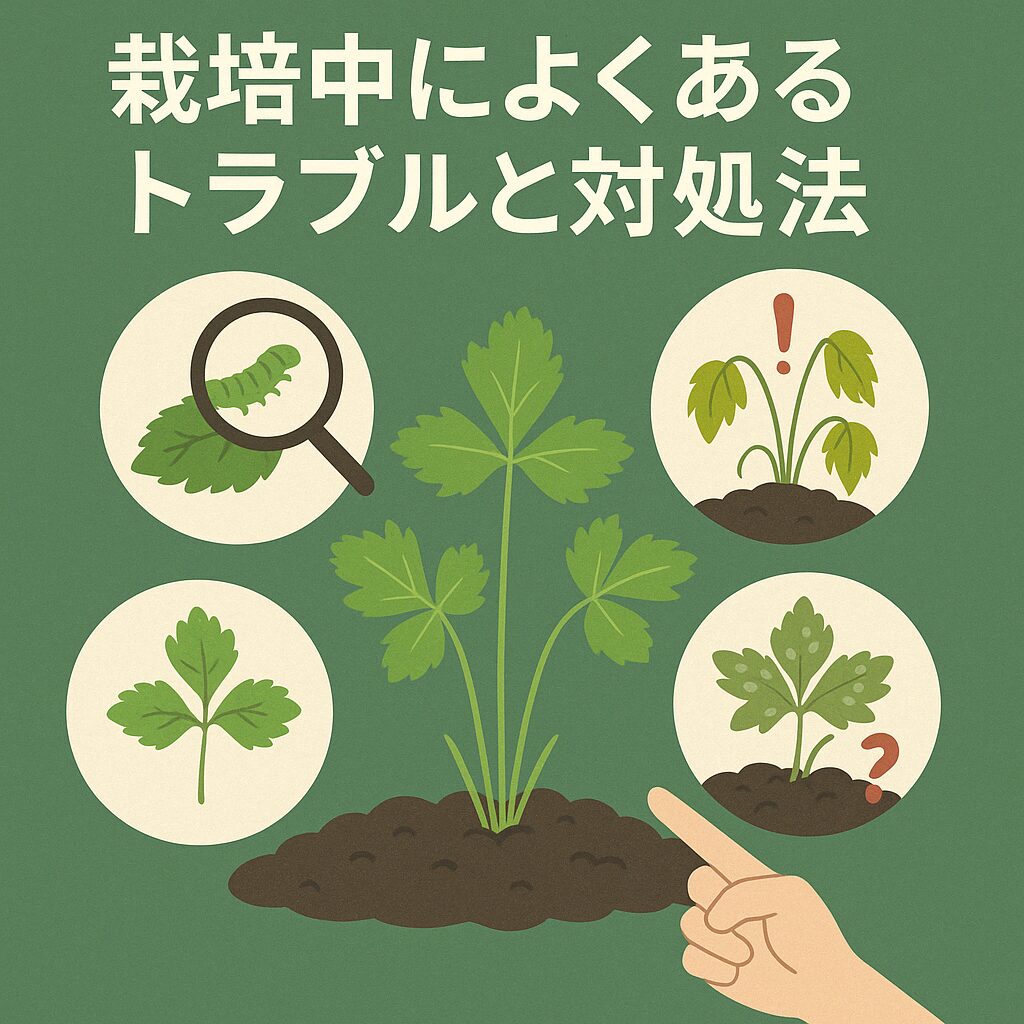 栽培中によくあるトラブルと対処法