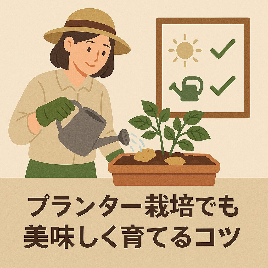 プランター栽培でも美味しく育てるコツ