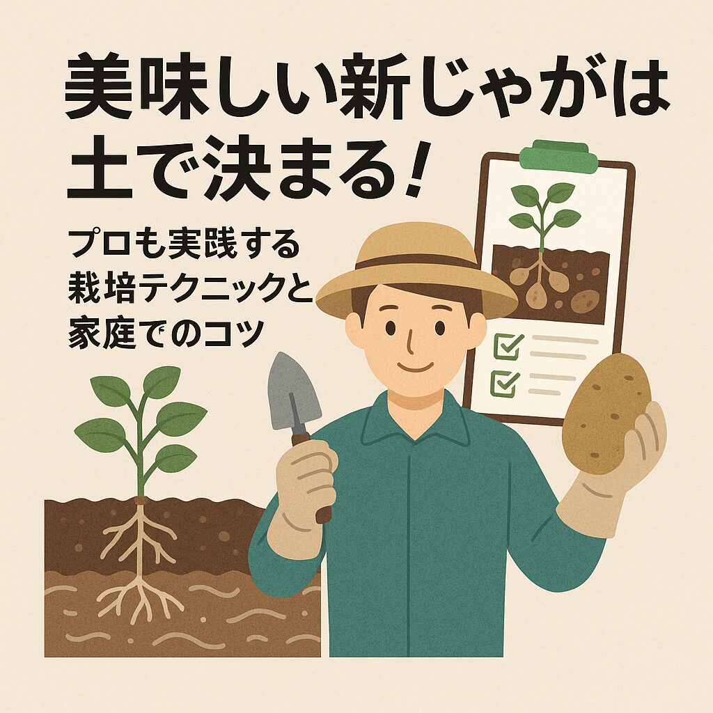 美味しい新じゃがは土で決まる！プロも実践する栽培テクニックと家庭でのコツ