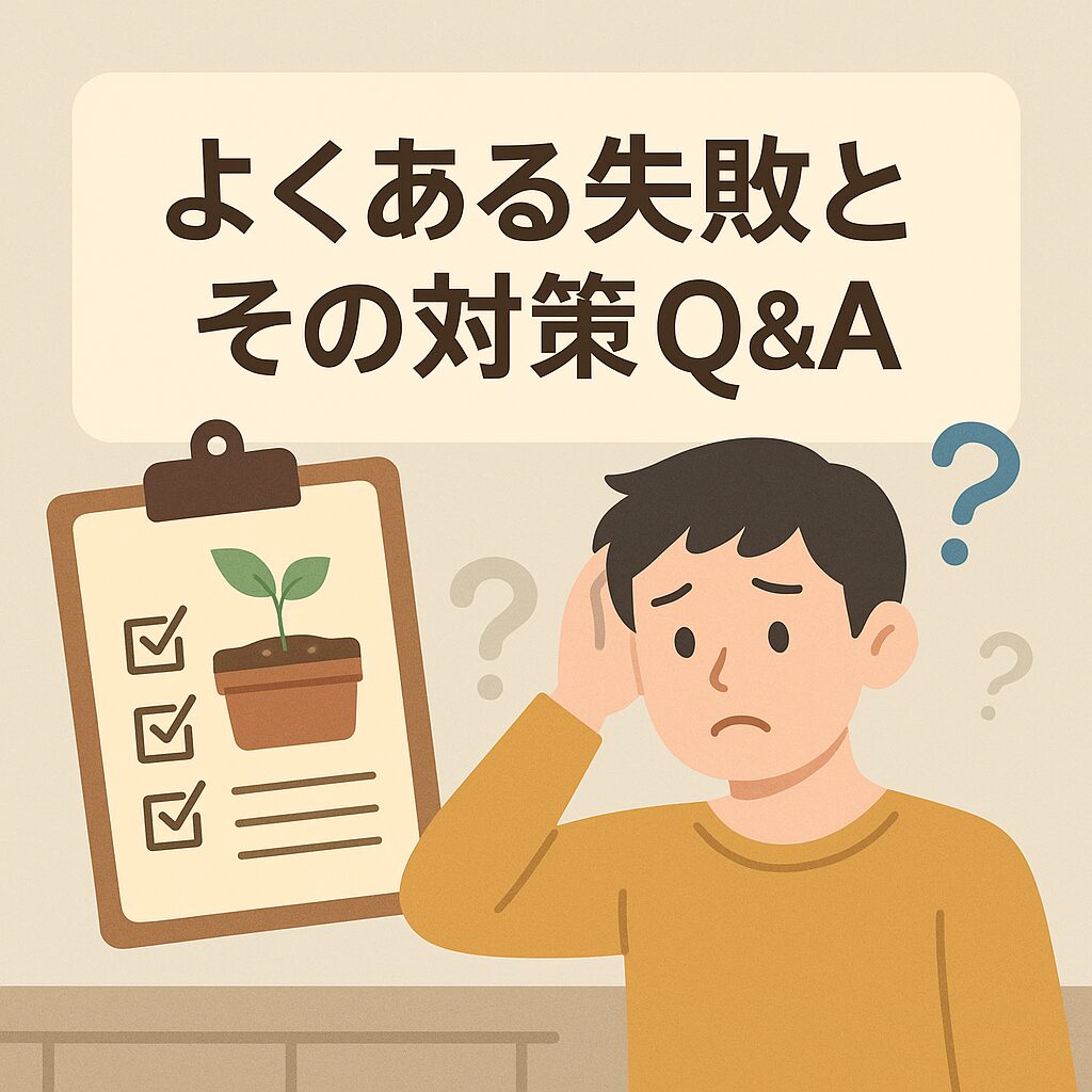 よくある失敗とその対策Q&A
