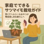 家庭でできるサツマイモ栽培ガイド｜甘くてヘルシーなおやつが毎日楽しめる暮らしへ