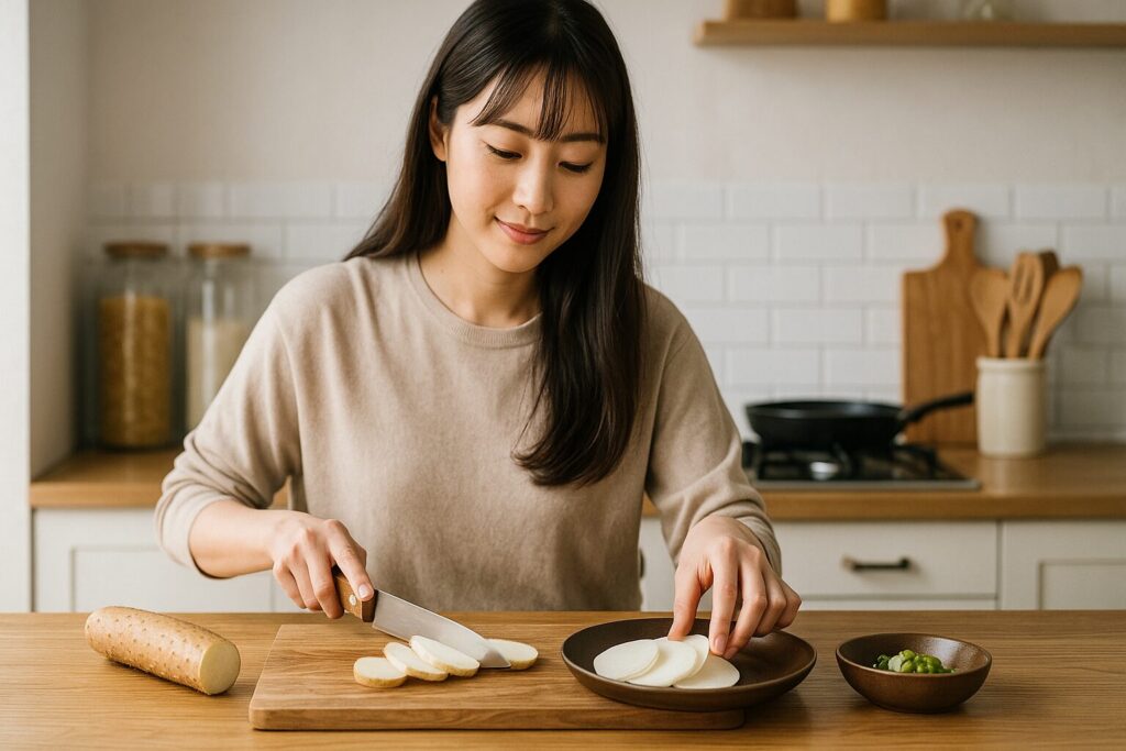 スライス山芋で味わう採れたてナガイモの楽しみ方