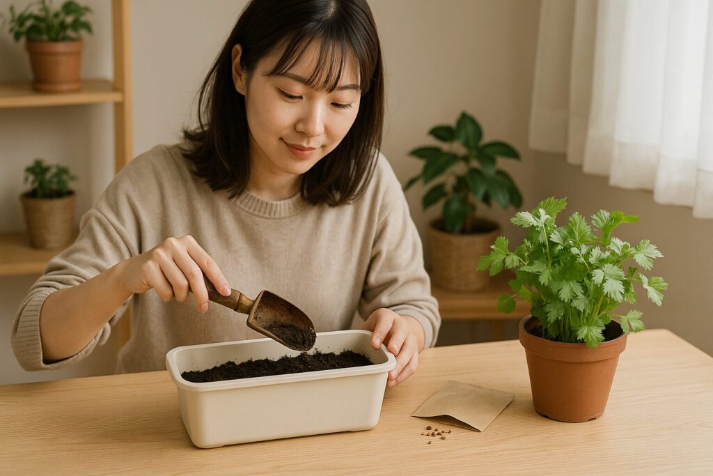 自宅でパクチーを育てるメリットと始める前の準備