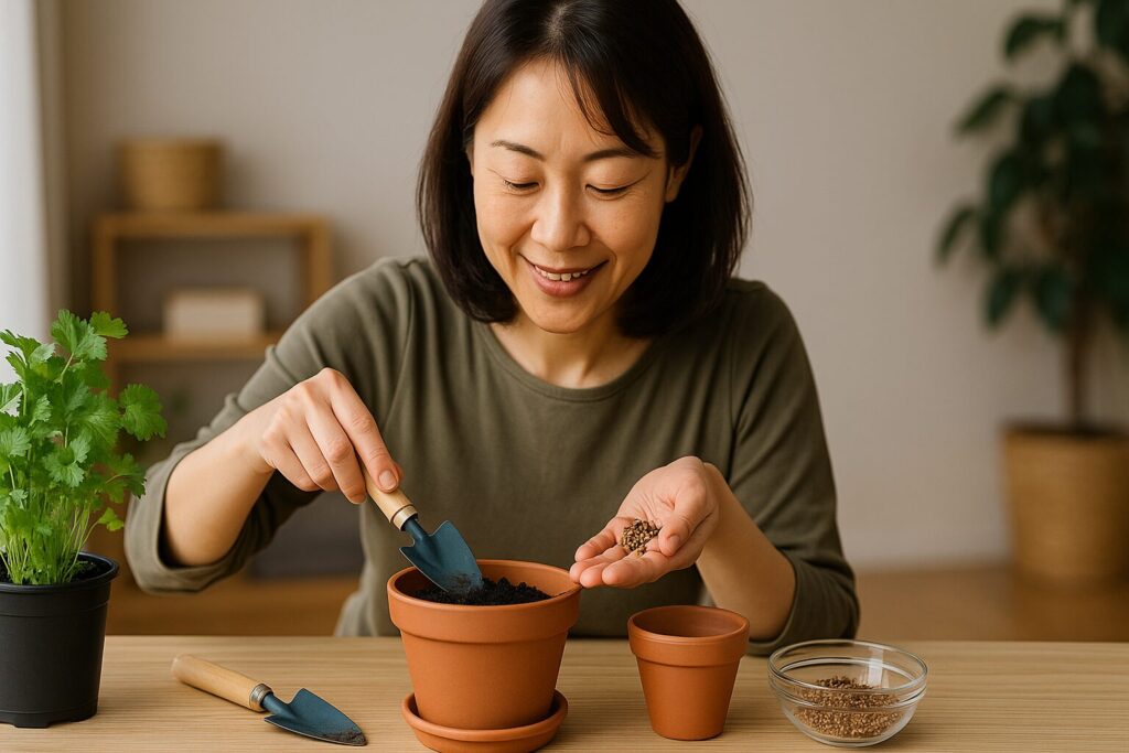 初心者でも安心パクチー栽培の基本ステップ