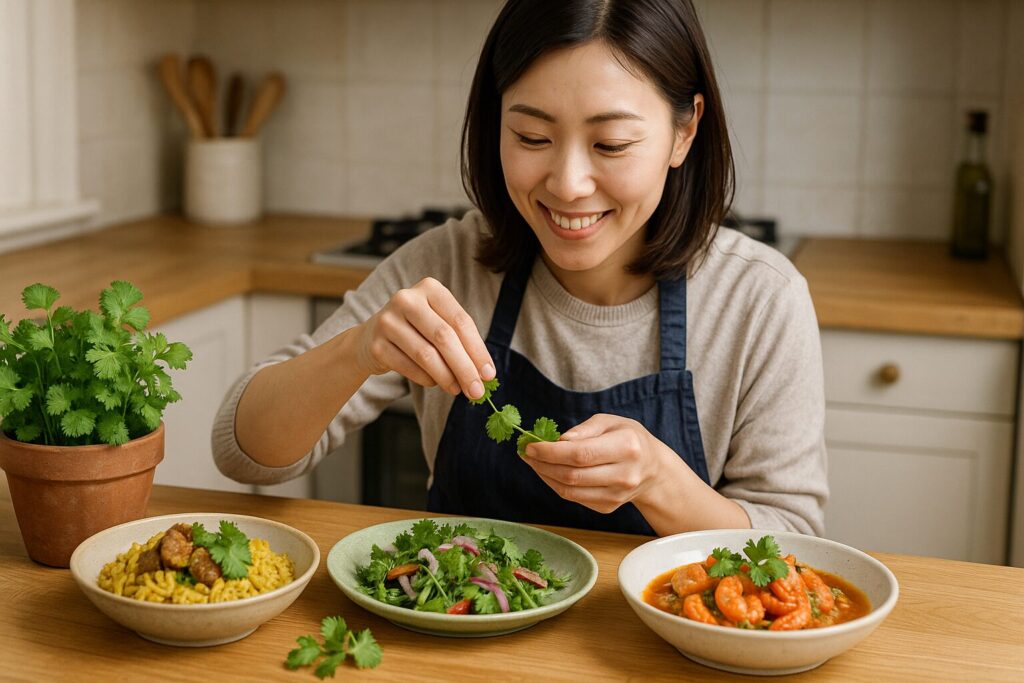育てたパクチーを活かすエスニック料理のアレンジレシピ
