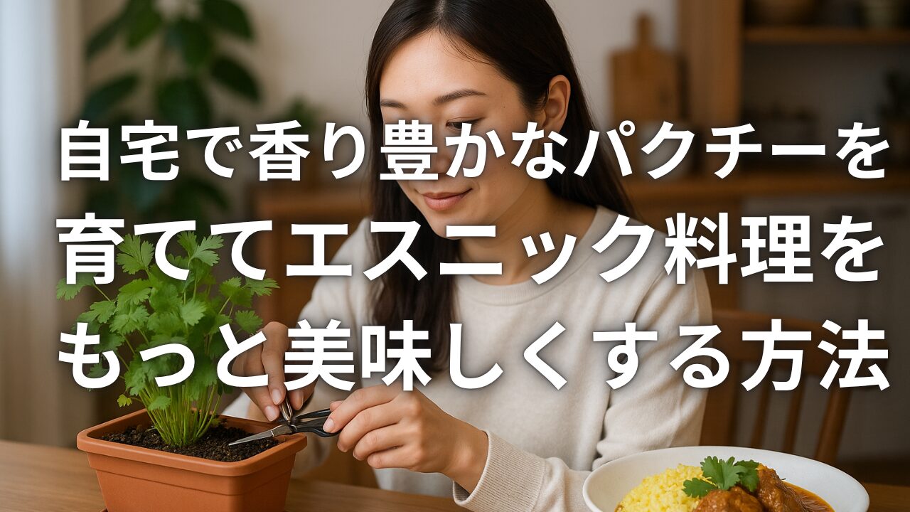 自宅で香り豊かなパクチーを育ててエスニック料理をもっと美味しくする方法