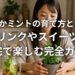 爽やかミントの育て方と活用法 ドリンクやスイーツを自宅で楽しむ完全ガイド