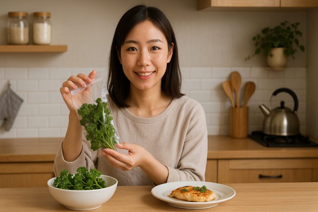 収穫後の保存と料理活用法でパセリを無駄なく使う