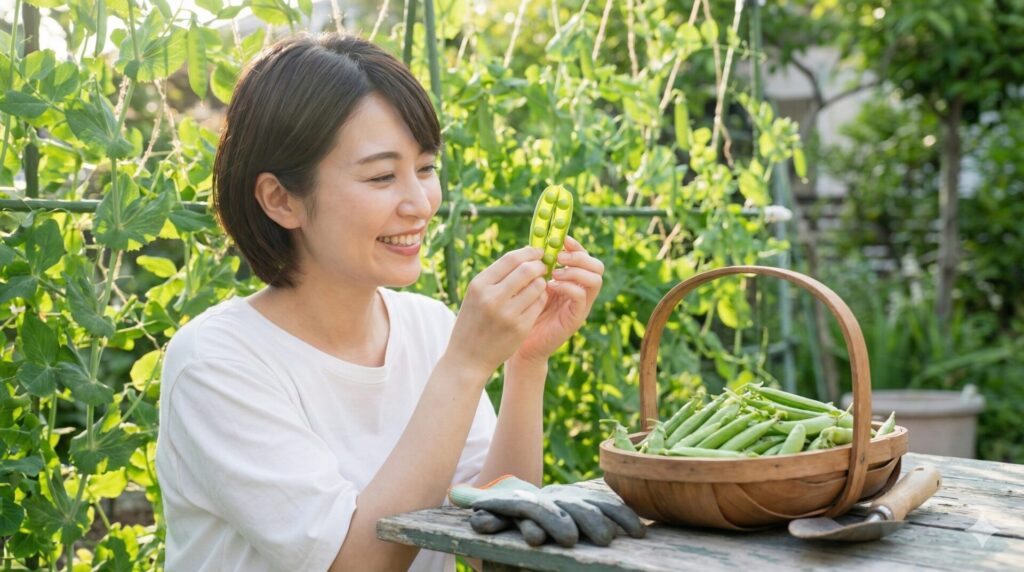 スナップエンドウとは何か サヤごと食べられる野菜の特徴