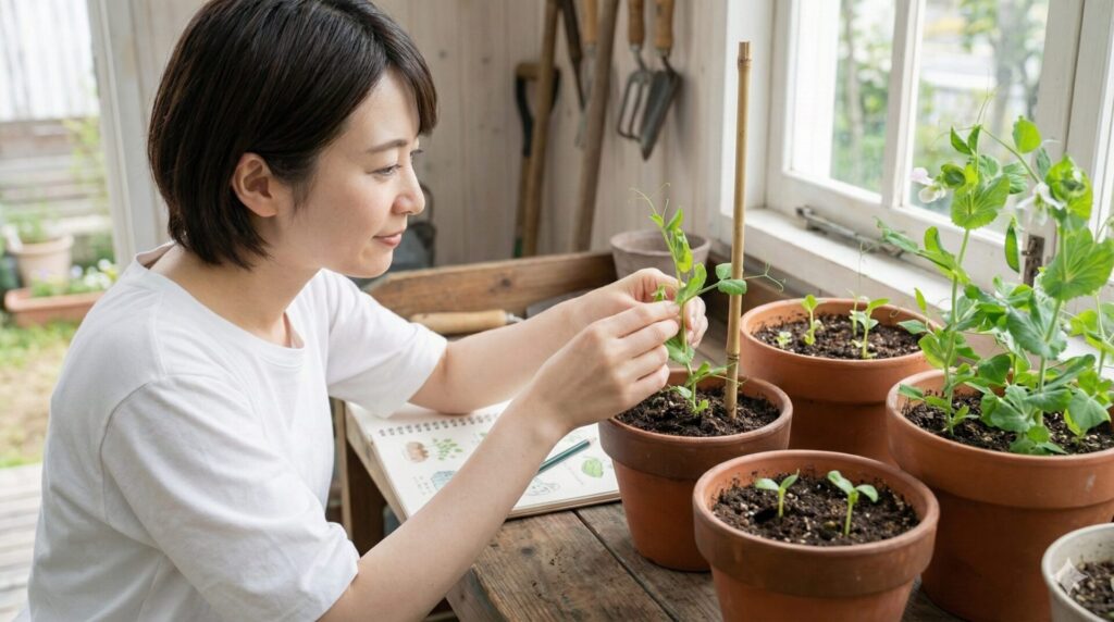 スナップエンドウの育て方で知っておきたい生育サイクルと性質