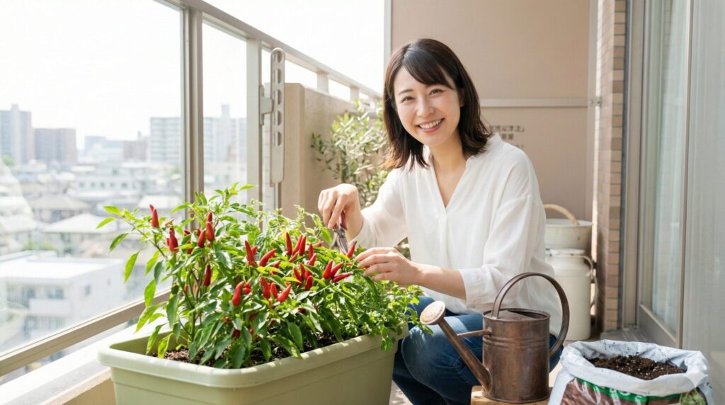 トウガラシ栽培の基本とプランターが適している理由