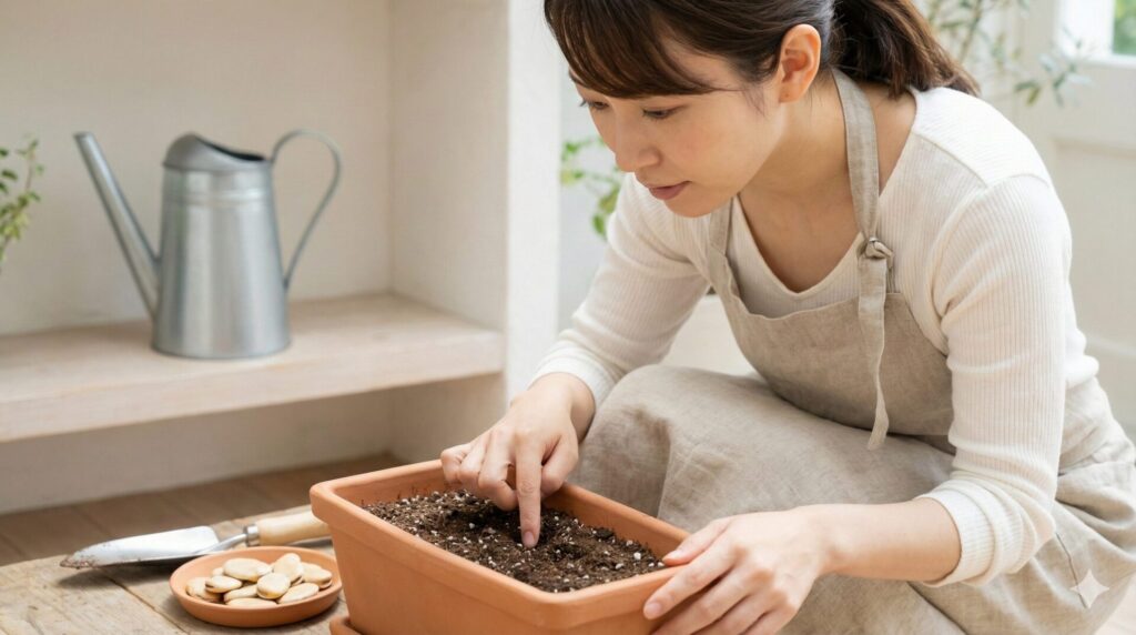 【最重要】種まき直後の水やりはなぜ厳禁なのか?マメハゼの原因