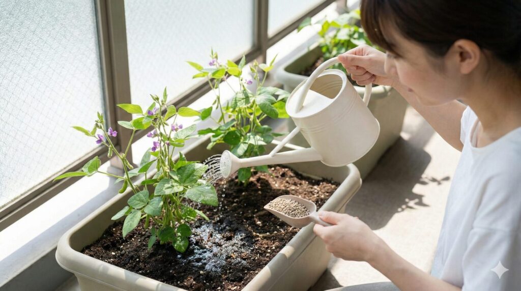 「実が入らない」を防ぐ重要ポイント｜開花期の水やりと追肥のタイミング