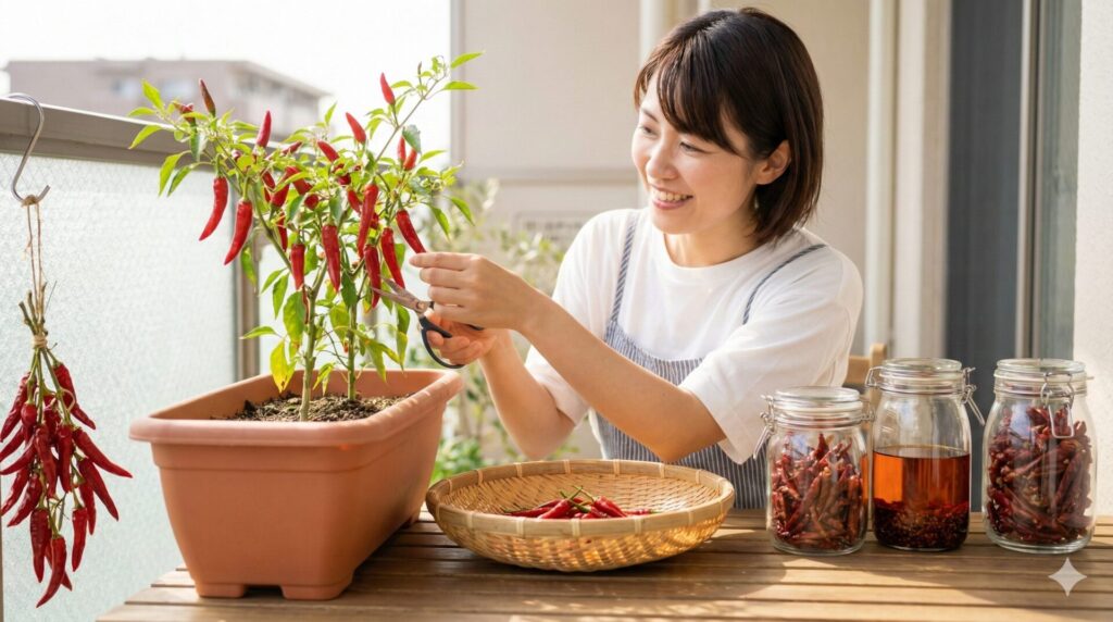 風味と辛味を逃さない収穫のタイミングと保存法
