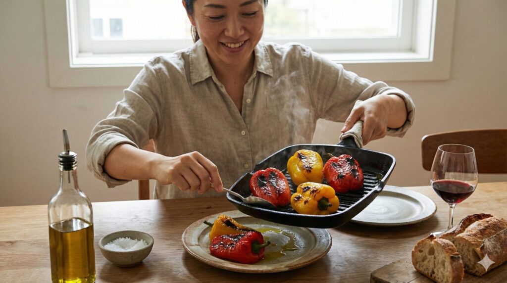 栄養価はピーマンの数倍｜甘さを最大化する「丸焼き」と絶品レシピ
