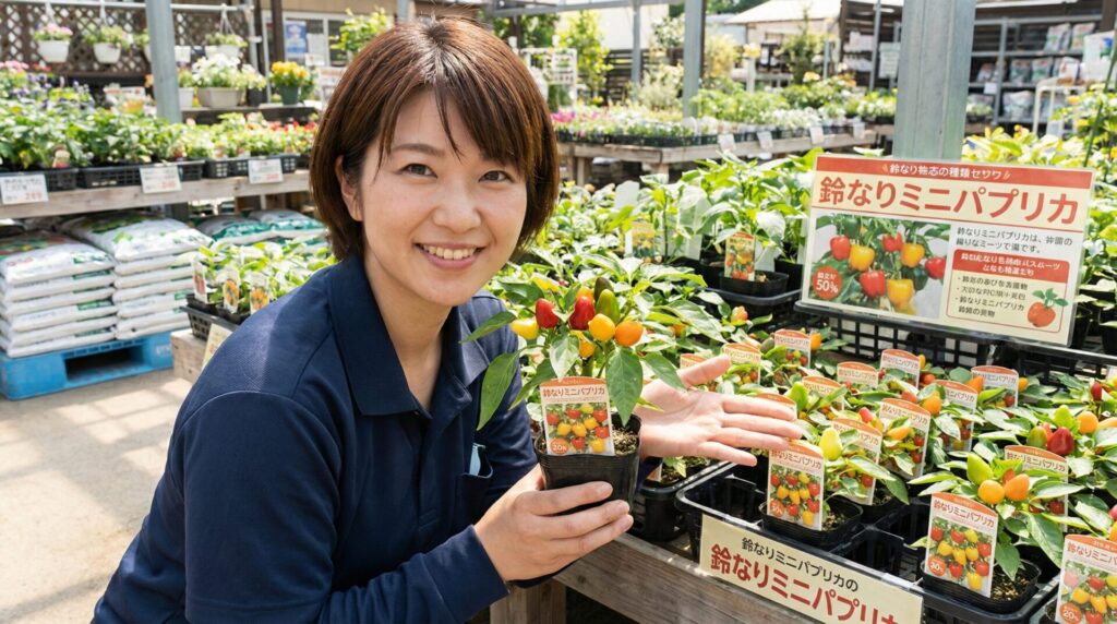 初心者には「ミニパプリカ」も推奨｜プランターでも鈴なりになる品種選び