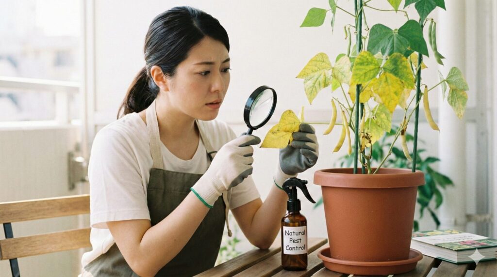 葉が黄色い・実がならない時の原因と病害虫対策