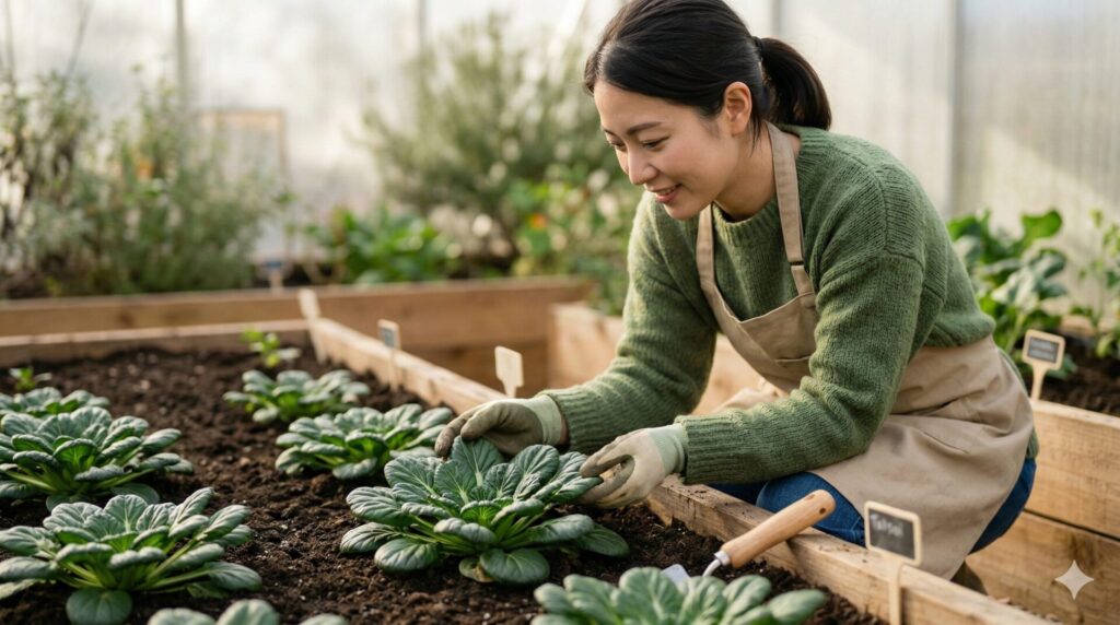 ターサイとは何か ロゼット状に広がる冬野菜の特徴