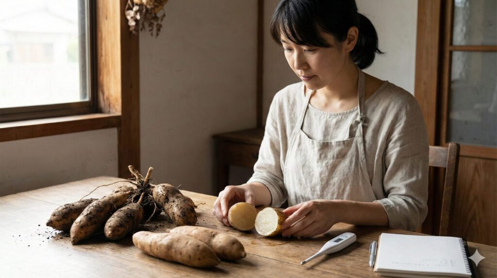 ヤーコンが甘くなる仕組み 追熟が糖度に関わる科学的理由
