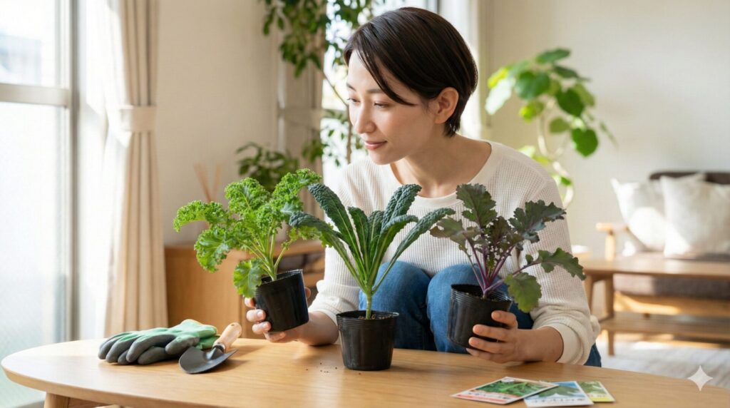 苦くないケールの品種選び 初心者に向く種類と特徴