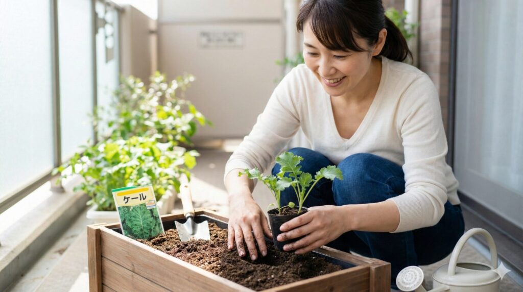 ケール栽培の手順 種まきから苗の植え付けまでの育て方