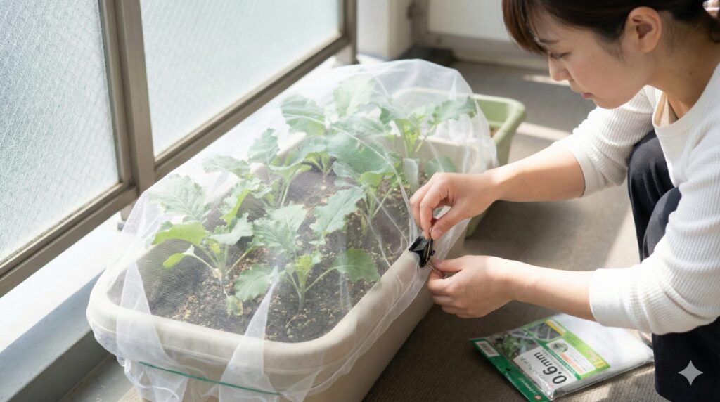 ケール栽培の虫対策 アオムシとコナガを防ぐ予防中心の方法