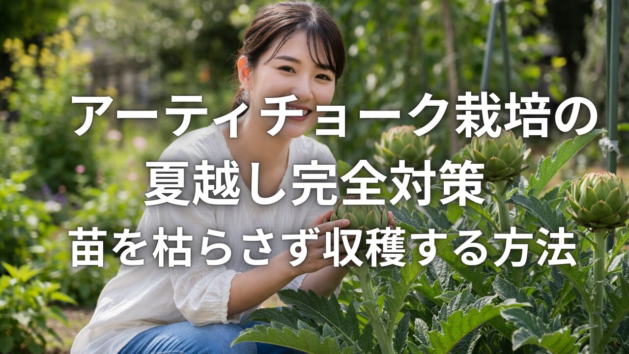 アーティチョーク栽培の夏越し完全対策 苗を枯らさず収穫する方法