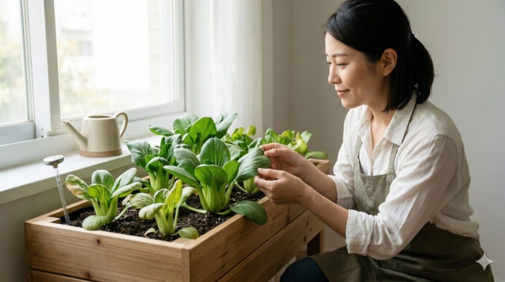 パクチョイ栽培の結果を左右する主な環境条件