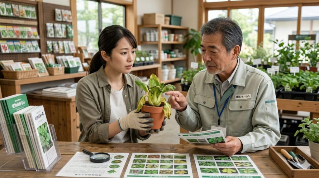 パクチョイの生育不良で判断に迷ったときの専門家への相談目安