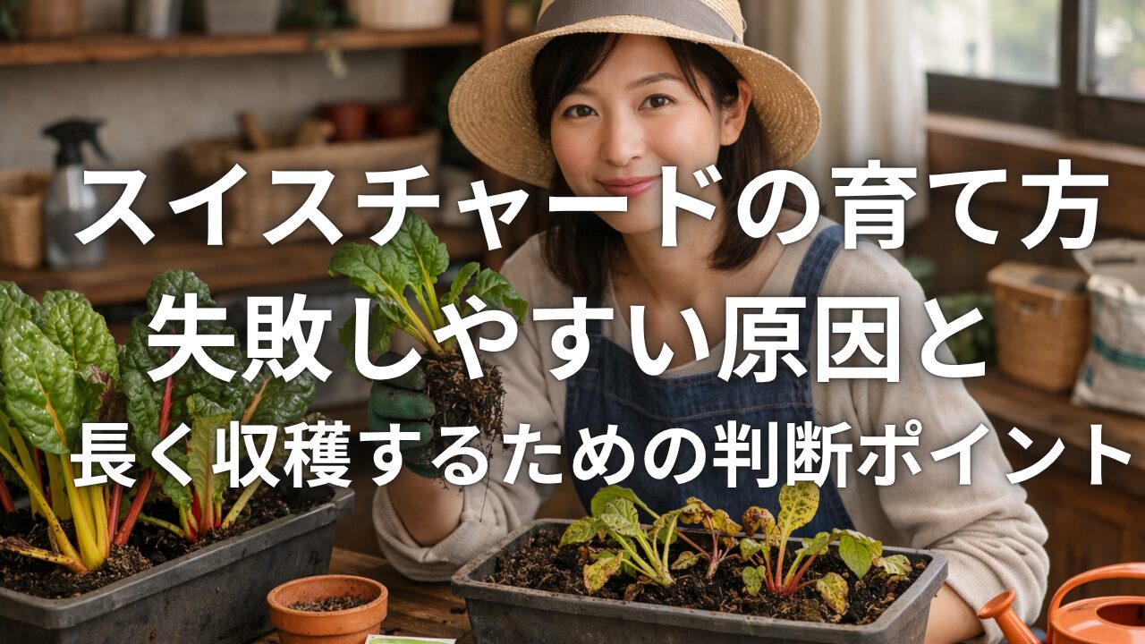 スイスチャードの育て方 失敗しやすい原因と長く収穫するための判断ポイント