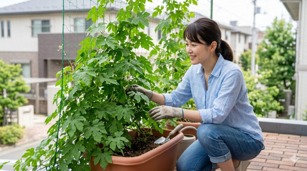 葉ばかり茂って実がならないときに多い原因
