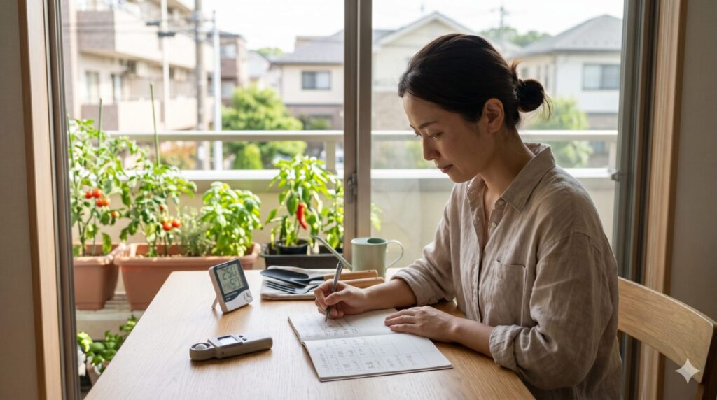 日照と気温を記録してベランダや庭の微気候を把握する方法