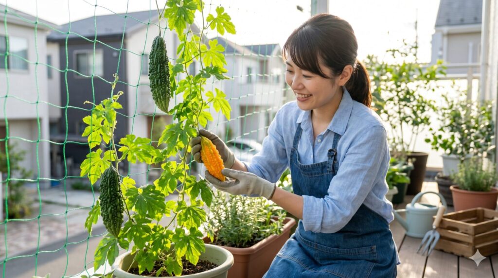 ゴーヤが黄色くなるのはなぜ？収穫タイミングの見極め方