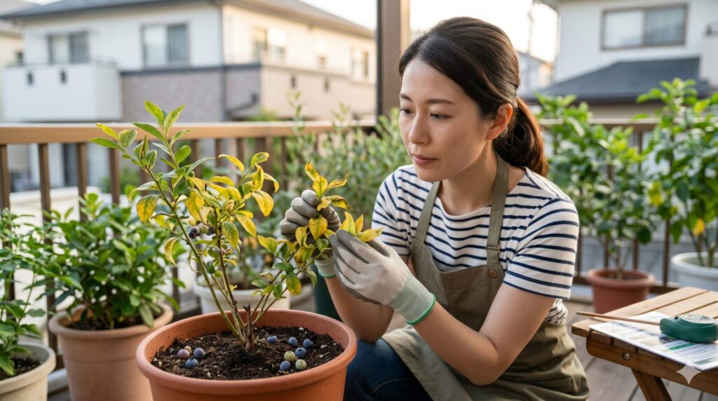 葉が黄色い・実が落ちる・元気がないときに見直したい不調サイン