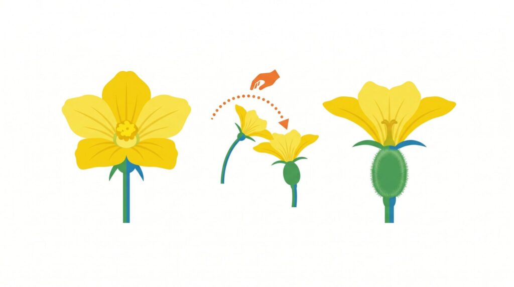 雄花と雌花の違いと見分けるポイント
