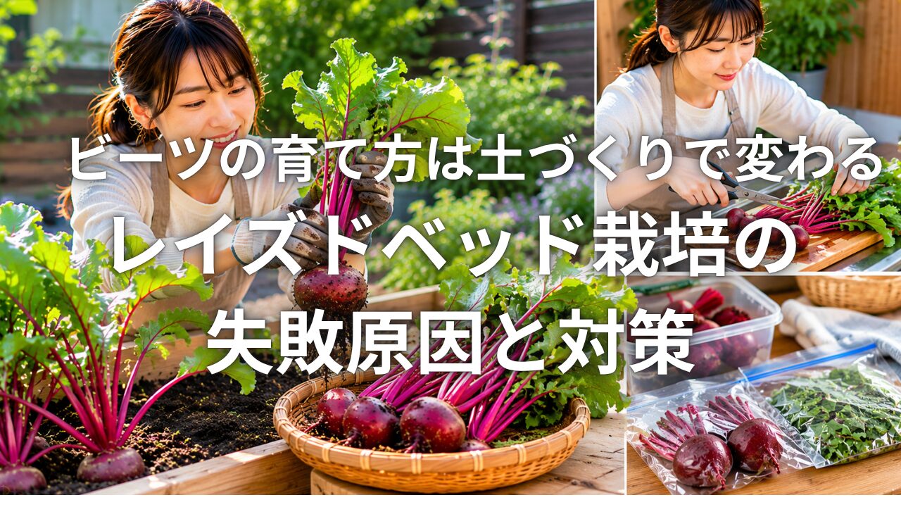 ビーツの育て方は土づくりで変わるレイズドベッド栽培の失敗原因と対策