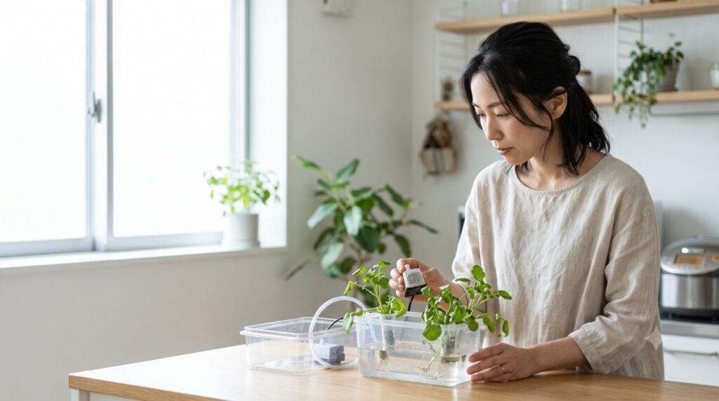 夏のクレソン水耕栽培が失敗しやすい原因