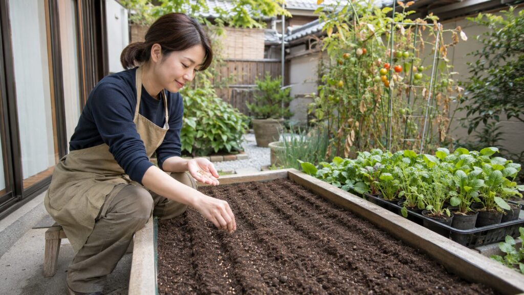 秋冬野菜の種まき時期はいつが適期なのか