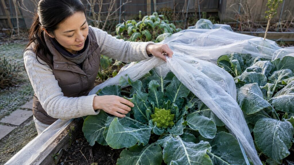 ロマネスコの花蕾ができる条件と低温の関係