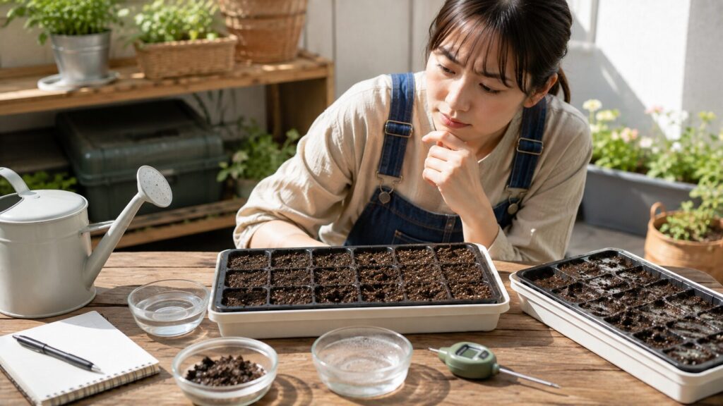 オカヒジキが発芽しないときに確認したい原因